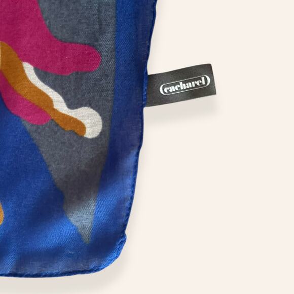 Cacharel Lou Lou square satin scarf - Picture 4 of 5